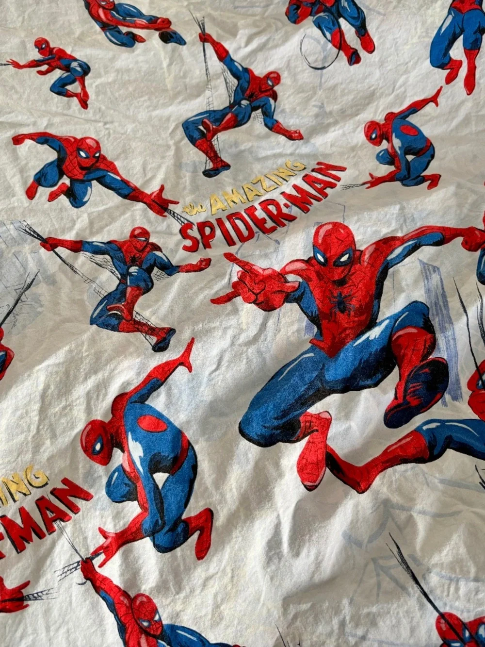 Pottery Barn Kids Spiderman Twin Sheet Set
